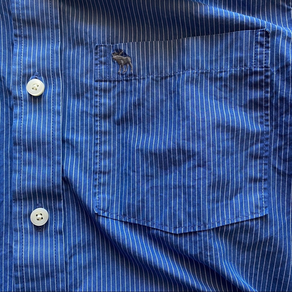 ⭐️SALE Abercrombie Fitch Muscle Fit Button Up XXL - Picture 5 of 6